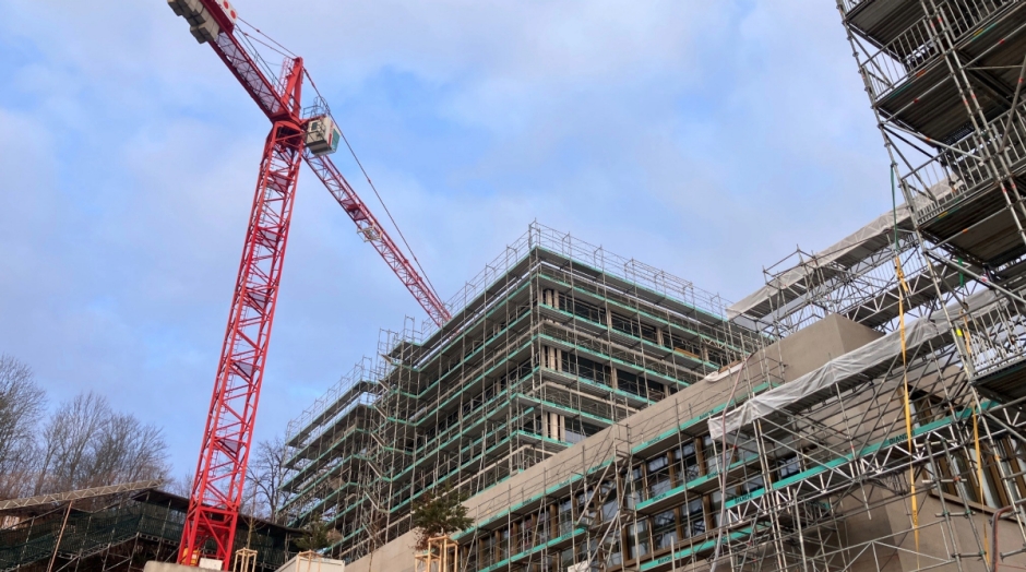 Bau der Primarschule Rieth&uuml;sli